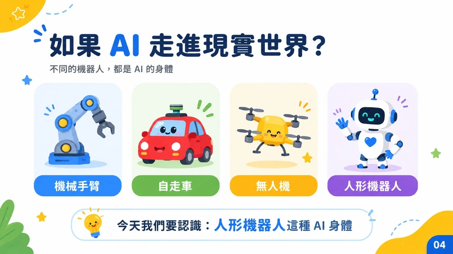 如果 AI 走進現實世界